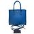 Prada Tote e borsa a tracolla Saffiano Lux Papaya Blu