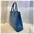 Prada Tote e borsa a tracolla Saffiano Lux Papaya Blu - vista 4