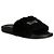 Versace Ciabatte in pelliccia con logo Nero