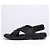 Prada Sandali in pelle nera Nero - vista 4