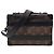 Louis Vuitton Borsa Messenger Soft Trunk con Manico Monogram Marrone