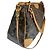 Louis Vuitton Sac à bandoulière et cabas Monogram Canvas Estrella MM Marron - vue 6