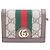 Gucci Tarjetero Ophidia GG Supreme Castaño