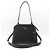 Prada Borsa a tracolla Martini Medium in Saffiano nero con finiture dorate