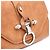 Givenchy Borsa a tracolla e borsa a spalla Obsedia in pelle di agnello argento Marrone - vista 5