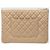 Timeless Chanel Clutch Classic Medium Rosa Beige Caviar con Chip Marrone - vista 7