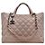 Chanel Borsa shopper in pelle di agnello della serie borsa a tracolla Rosa