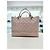 Chanel Borsa shopper in pelle di agnello della serie borsa a tracolla Rosa - vista 12