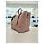 Chanel Borsa shopper in pelle di agnello della serie borsa a tracolla Rosa - vista 3