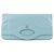 Chanel Clutch pieghevole con patta in pelle di vitello lucida Blu
