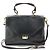 Mulberry Borsa a tracolla Nili in vernice grigio scuro e oro Marrone