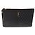 Saint Laurent Clutch Matelassé Monogramma Chevron Nero YSL - vista 7