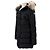 Abrigo largo Moncler Fragon de piel de mapache