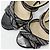 Jimmy Choo Sandali con tacco alto a punta aperta Nero - vista 6