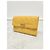 Chanel Gelbe Boy Flap Compact Wallet Serie aus Lammleder - Ansicht 2