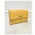 Chanel Gelbe Boy Flap Compact Wallet Serie aus Lammleder - Ansicht 3