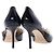 Jimmy Choo Décolleté con cinturino di perle da donna Nero Bianco - vista 4