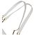 Chanel Borsa a Spalla White Caviar Big CC Chain Bianco - vista 10