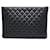 Chanel Clutch Caviar Large Nero - vista 3