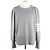 Thom Browne Diagonales Armband Milano Strick Grau Braun