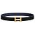 Hermès Buckle Reversible Black Navy Gold Matte Men's Leather Belt Blue - view 2