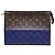 Louis Vuitton Clutch Split Monogram Blu Kim Jones