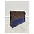Louis Vuitton Clutch Split Monogram Blu Kim Jones - vista 3