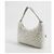 Prada Mini borsa hobo in shearling con logo a triangolo Bianco - vista 3