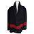 Hermès Giacca corta in cashmere con revers e fodera blu navy e rosso pavone