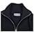Dior Strickpullover mit halbem Reißverschluss und Logo-Patch Blau  - Ansicht 4