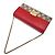Padlock Gucci Portafoglio lungo e clutch con catena e lucchetto Rosso - vista 4