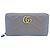 Marmont Gucci Cartera Larga GG Matelassé Zip Castaño