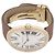 Cartier Reloj Benua Large con caja de oro amarillo transparente y bisel de diamantes para mujer - vista 3