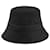 Louis Vuitton Monogram Bucket Hat Schwarz Tuch