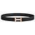 Hermès Reversible Leather Belt with Rose Gold Buckle Pink
