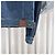 Tom Ford Giacca bomber in denim blu con shearling - vista 6