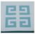 Givenchy Hellblauer Wollschal mit Logo-Muster  - Ansicht 3