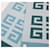 Givenchy Hellblauer Wollschal mit Logo-Muster  - Ansicht 5
