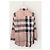 Burberry Camicia a quadri in cotone e pizzo rosa Indie - vista 4
