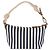 Miu Miu Pochette in cotone e pelle Blue Cognac - vista 2
