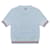 Thom Browne Strick-T-Shirt Hector Pointel Blau - Ansicht 4