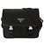 Prada Bolsa de ombro nylon e couro Saffiano com fivela Preto