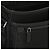 Prada Bolsa de ombro nylon e couro Saffiano com fivela Preto - vista 8