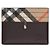 Burberry Porta-cartões Tall Pop Check Marrom