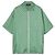 Gucci Relaxed Fit GG Satin-Kurzarmhemd Grün
