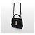 Salvatore Ferragamo Piccola borsa a mano e a tracolla Gancini Boxyz Nero - vista 4
