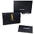 Saint Laurent Cartera de tarjetas sobre para mujer negra Negro