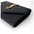 Saint Laurent Cartera de tarjetas sobre para mujer negra Negro - vista 5