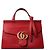 Gucci Borsa a mano e a tracolla GG Marmont Small Rosso