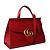Gucci Borsa a mano e a tracolla GG Marmont Small Rosso - vista 2